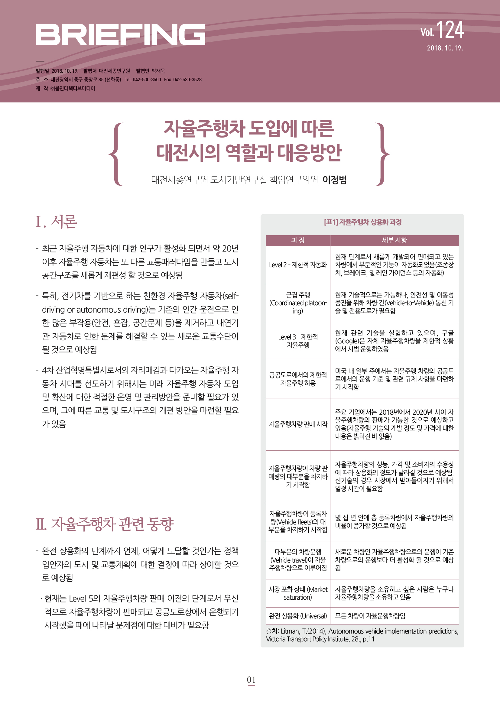 BRIEFING 제124호